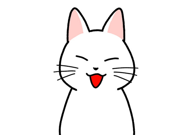 ニヤリとニヒルに笑う顔のイラスト 商用利用できる無料のフリーイラスト ふりねこ素材 商用利用できる無料のフリーイラスト ふりねこ素材